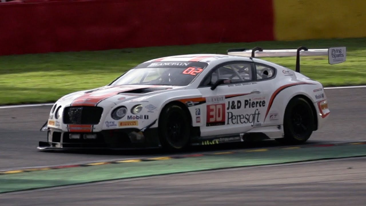 bentley continental gt3 at spa c