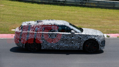 range rover velar ev spy shot