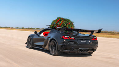 hennessey chevrolet corvette zr1 christmas tree run record 1
